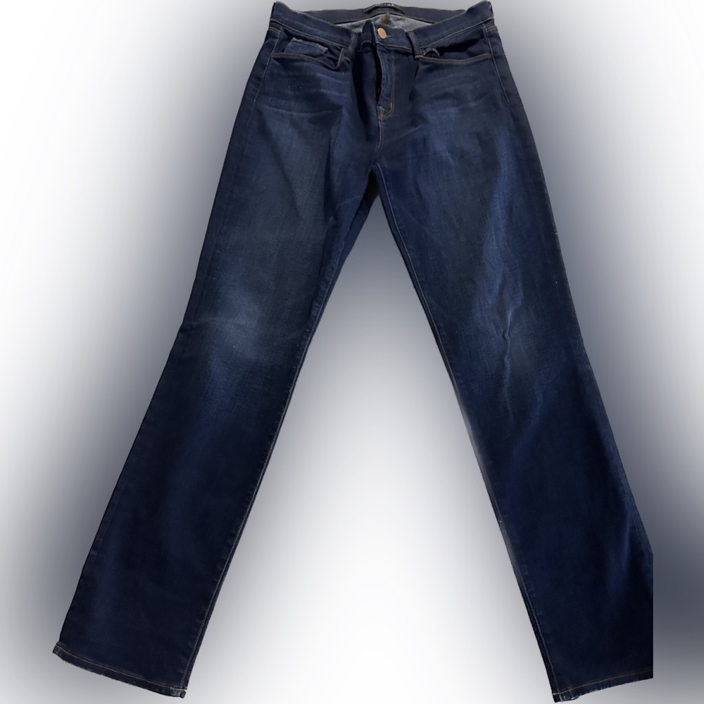 J Brand Women's Starlight Mid Rise Straight Leg Jeans Blue